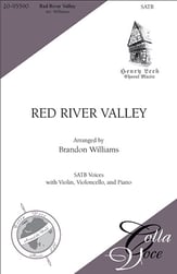 Red River Valley SATB choral sheet music cover